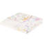Housse de couette en coton avec coussin rond et motifs floraux réversibles