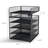 Onyx Mesh Horizontal Hanging Desk Storage