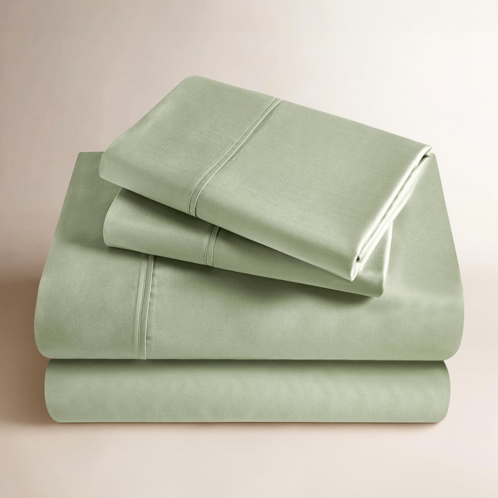 Cotton Sheet Set, King, Sage