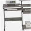 Bureau d'ordinateur complet, gris-1896454866
