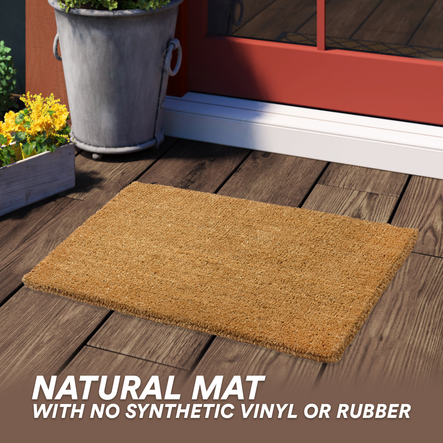 Hancock Indoor/Outdoor Doormat, 1'10" x 3'