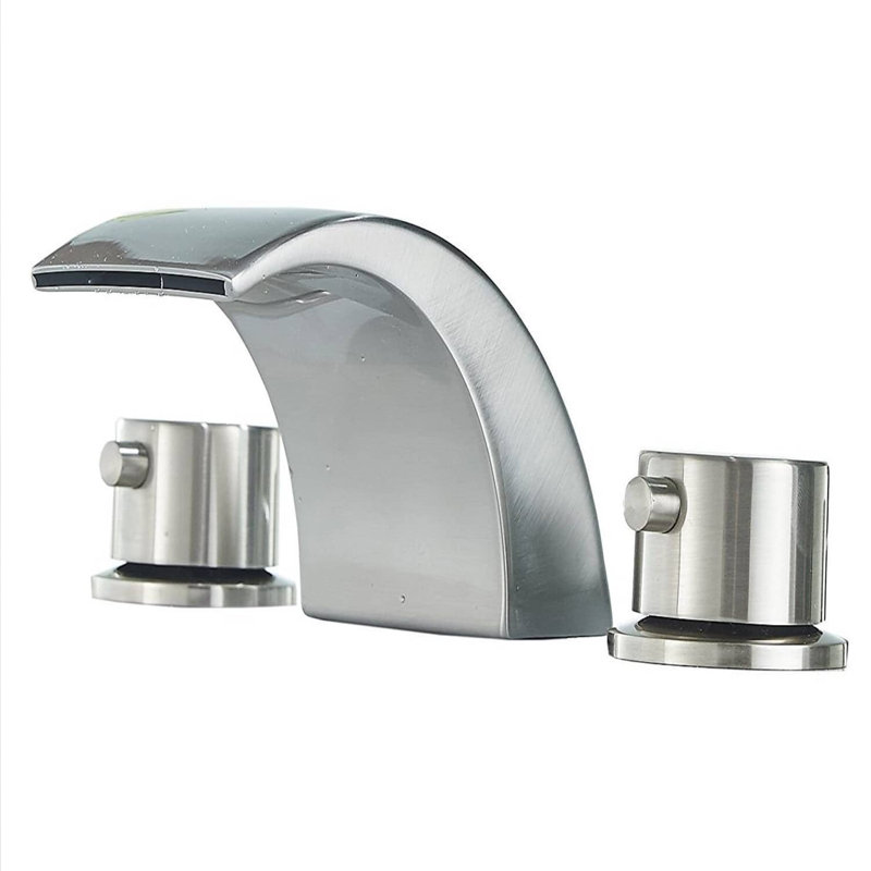 2-handle Bathroom Faucet, Nickel