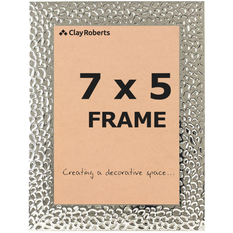 Silver Embossed Picture Frame