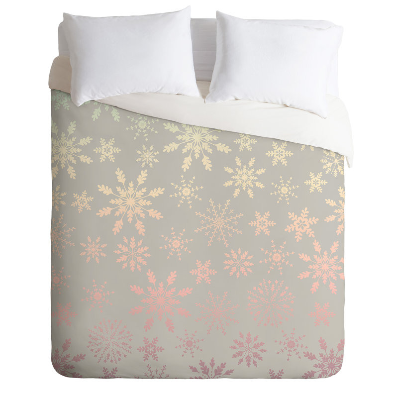  Ensemble de housse de couette Abolina Roux, Housse simple et 1 taie décorative, Beige