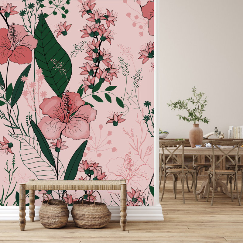 Peel & Stick Wall Mural, 10.42' W x 10.42' L