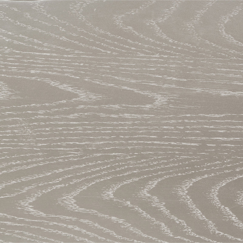 Colwood Silver Oak Upholstered Curved Bench