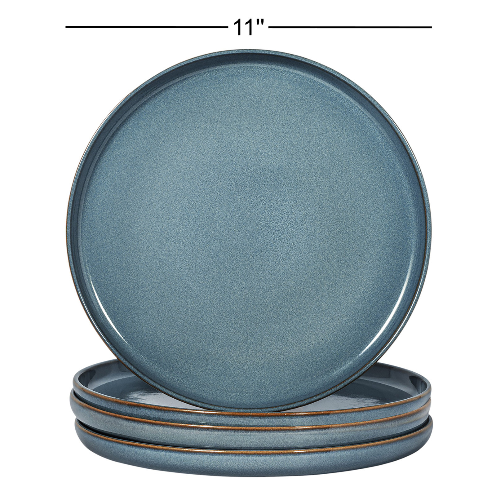 Harden 11" Dinner Plate, Blue