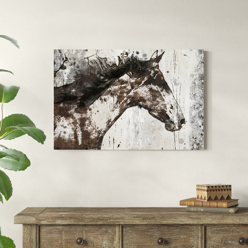 Cheval galaxie I, H 24 po x l 36 po x P 1,25 po