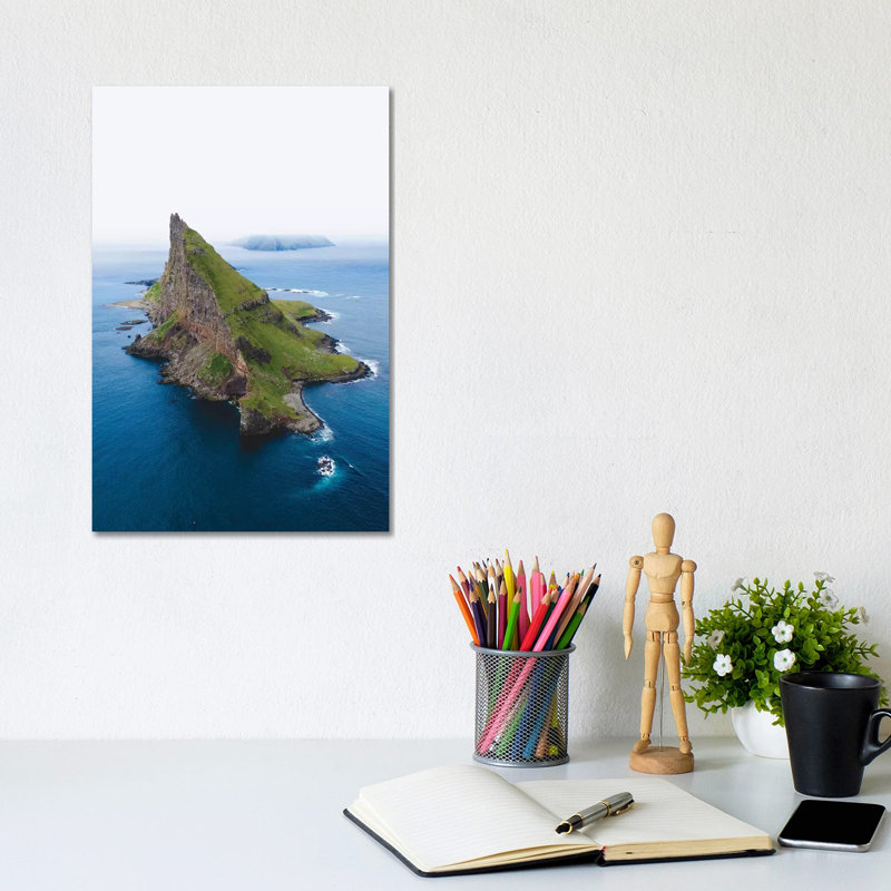 Tindholmur by Steffen Fossbakk - Wrapped Canvas Print, 20.32 cm H x 30.48 cm W