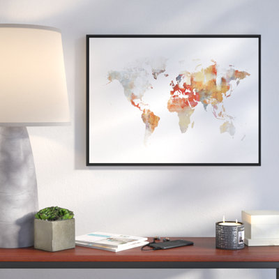 World Map - Print on Canvas