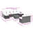 Vidaxl Garden Sofa Set Grey
