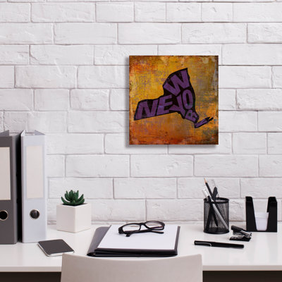 «New York» par Art Licensing Studio, art mural sur toile