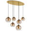 Aylesworth 6 - Light Brass Pendant