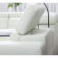 Canapé modulaire inclinable en cuir véritable de 134 po de large Ariaana
