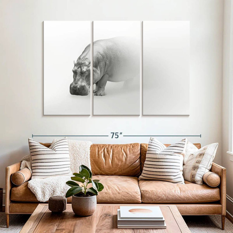 Brampt Phantom Hippo, 42" H x 65" W