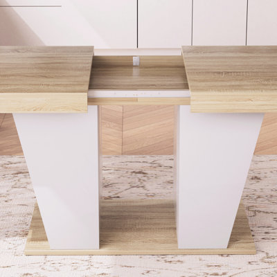 Rustic-style Extendable Dining Table