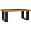 Table basse simple avec rangement en bois massif Somer