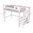Metal Loft Bed with Stairs and Wardrobe-1835746986
