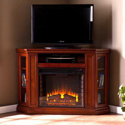 Goutam TV Stand for TVs up to 55" with Fireplace Included