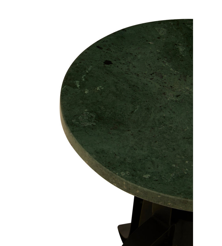 Counter Stool with Metal Frame, Green/Black