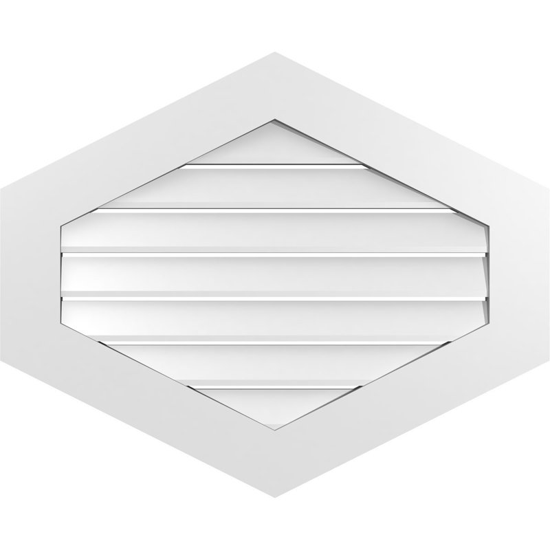 Pente verticale verticale en uréthane 6 pi, 26" H x 32" W x 1" D