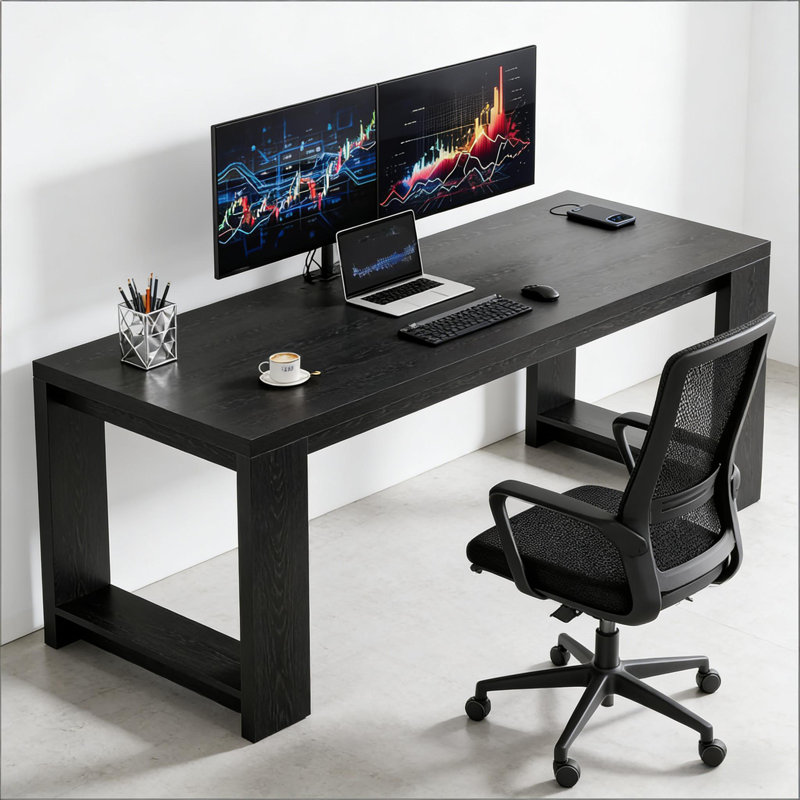 Table de conférence, table de bureau ovale élégante