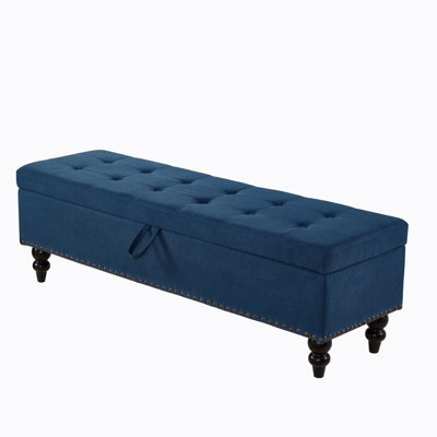 Dhanveer Upholstered Storage Bench