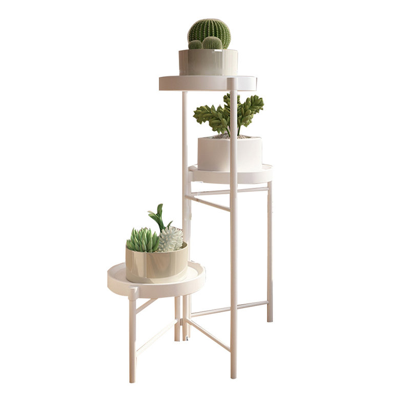 Tahitha Plant Stand, White