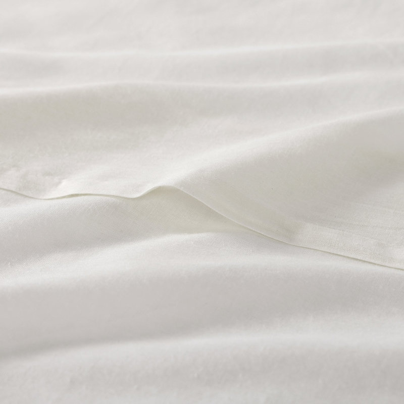 White Cotton King Quilt Set with Diamond Quilting