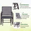 2 - Person Patio Dining Set with Square Table