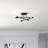Renshaw 6 - Light Bulbs Sputnik 21.65" Semi Flush Mount Light Fixture-1262203304