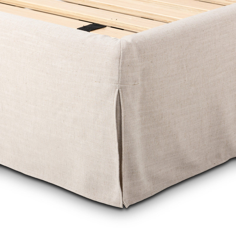 Oasley Slipcover Bed-Savoy Coffee-Queen, Savoy Parchment, King
