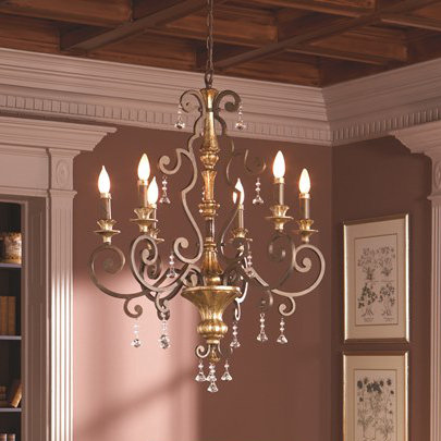Banville 6 - Light Candle Style Chandelier