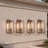 Black Rectangular Double-Bulb Outdoor Wall Light-1957352953-1955256283