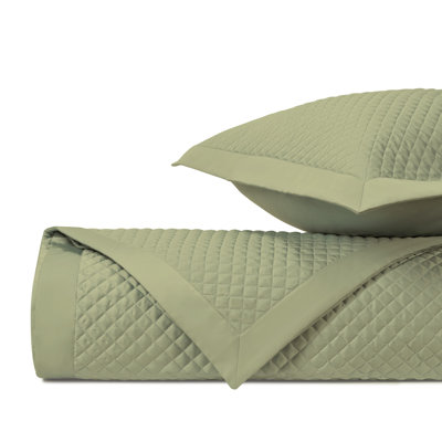 Diamond 100% Cotton Sateen Coverlet