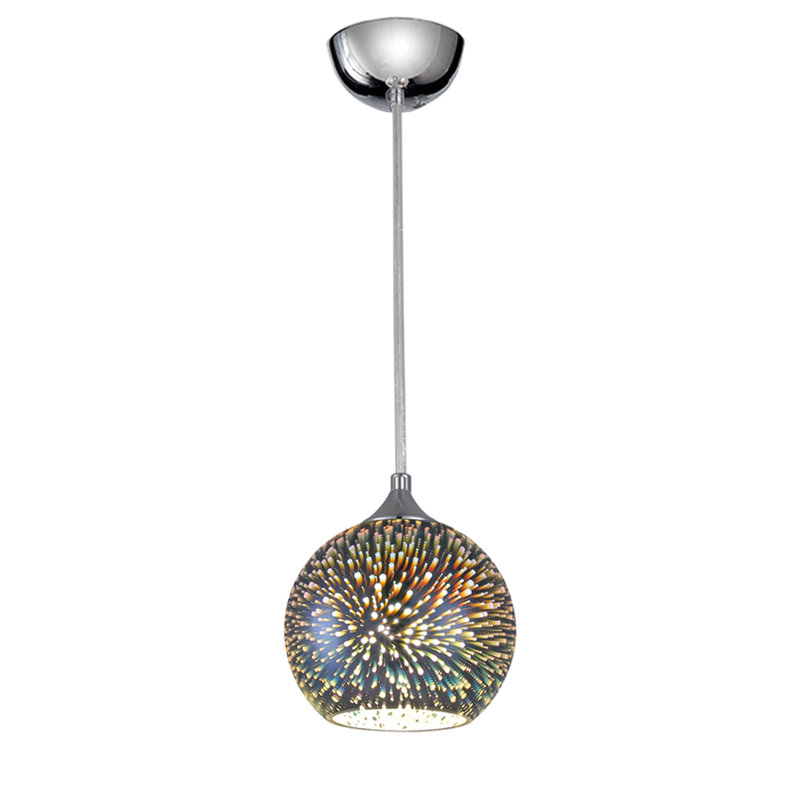 Laclede 1 - Light Chrome Sphere Pendant