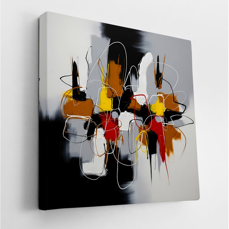 Threaded Collision, 24" H x 24" W