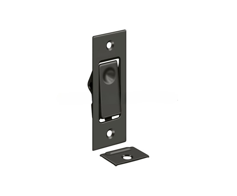 Deltana PDB42U10B Pocket Door Bolts; Jamb Bolt; Oil Rubbed Bronze Finish, Oil Rubbed Bronze