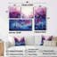 Indigo Dreams II - jaune, reproduction d'art moderne sur toile, ensemble de 4-742612490-742612491