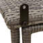 Folding Garden Table 90X51x75 Cm Poly Rattan-1585067369