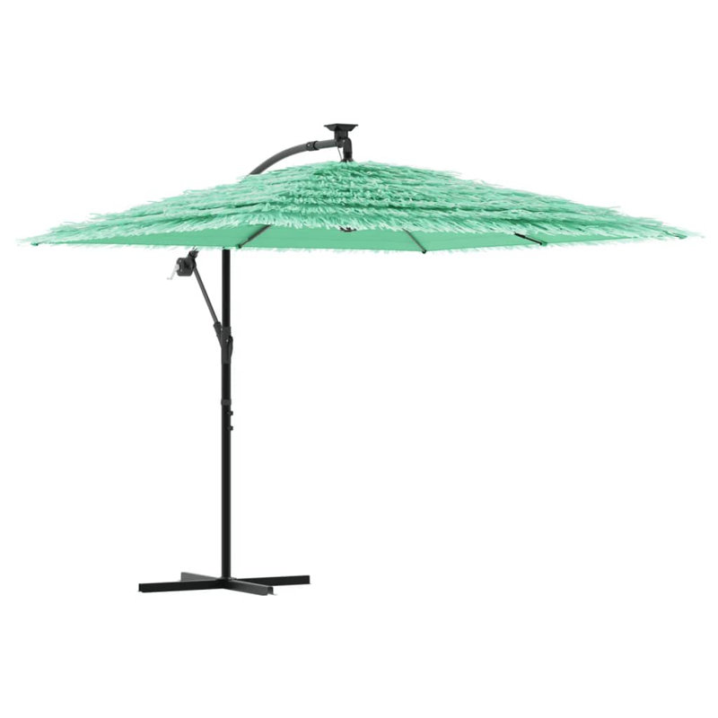 Beach Parasol, Green, 230cm H x 246cm W x 246cm D
