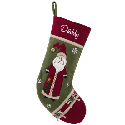 Country Character Personalized Santa Stocking