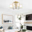 Aireen 2 - Light 41cm Unique/Statement Star Semi Flush Mount Light-1543473477