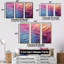 Rainbow Hue Harmony I - Ensemble de décoration murale arc-en-ciel-107750937-107750942