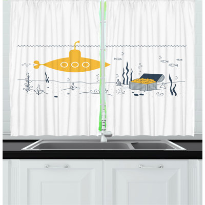 Pointed Kitchen Curtain