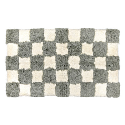 Checkerboard Bath Rug