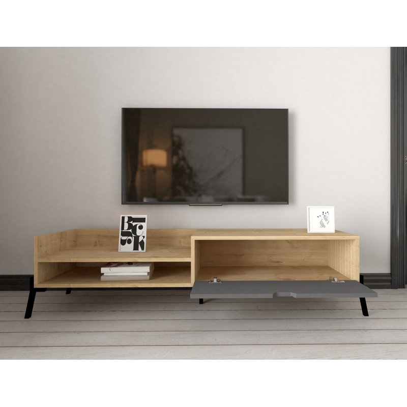 Ensemble de meubles de salon, Naturel/noir