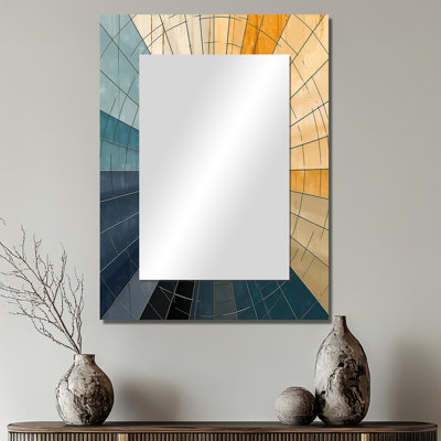 Mid-Century New Balance Abstract Geometrics II - Mid-Century Modern