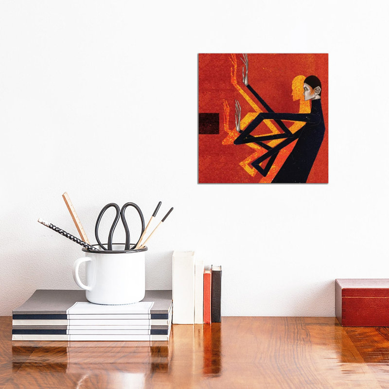 Voguer III by DEMÖ - Painting on Canvas, 30.48cm H x 30.48cm W x 1.91cm D, Wrapped Canvas