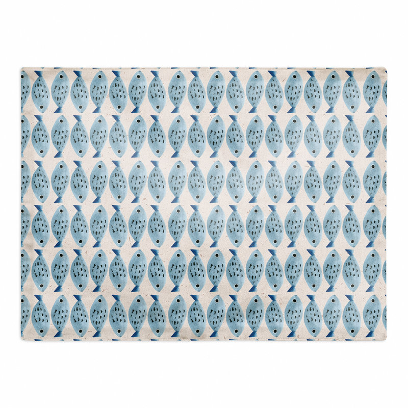 Sroda Polyester No Pattern Rectangle Placemat